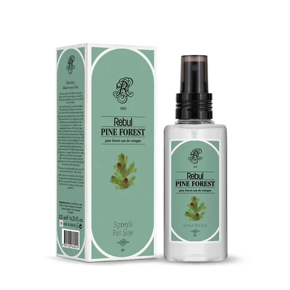 Rebul Pıne Forest 125 ml Pet Spreyli Kolonya ürün görseli 1