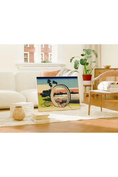 Pegziz Japon Gravür Sanatı Dekoratif Poster 60x90cm. ürün görseli 1