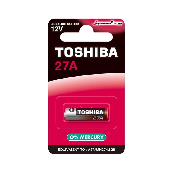 TOSHIBA 27A 1Lİ BP 12V ALKALİN PİL ürün görseli 1