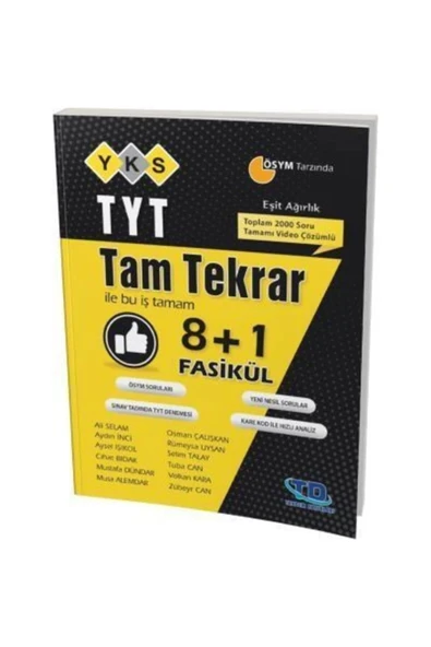 Tandem Tyt Eşit Ağırlık Tam Tekrar 8+1 Fasikül ürün görseli 1