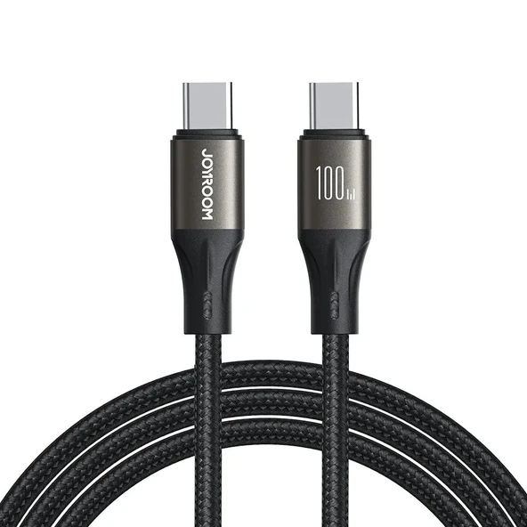 JOYROOM S-A25 100W TYPE C-TYPE C CABLE 1.2M BLCK ürün görseli 1