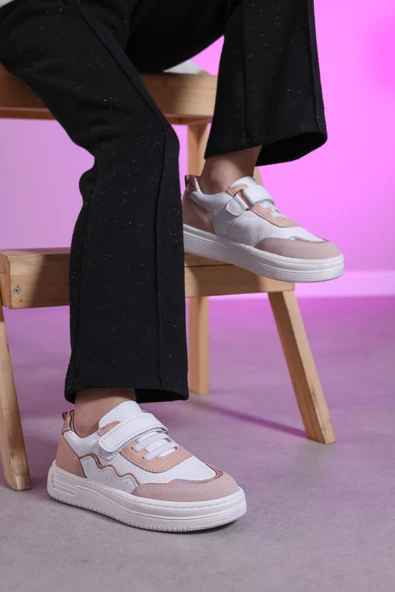 Hakiki Deri  Kız Çocuk Sneaker 157XA2416 ürün görseli 1
