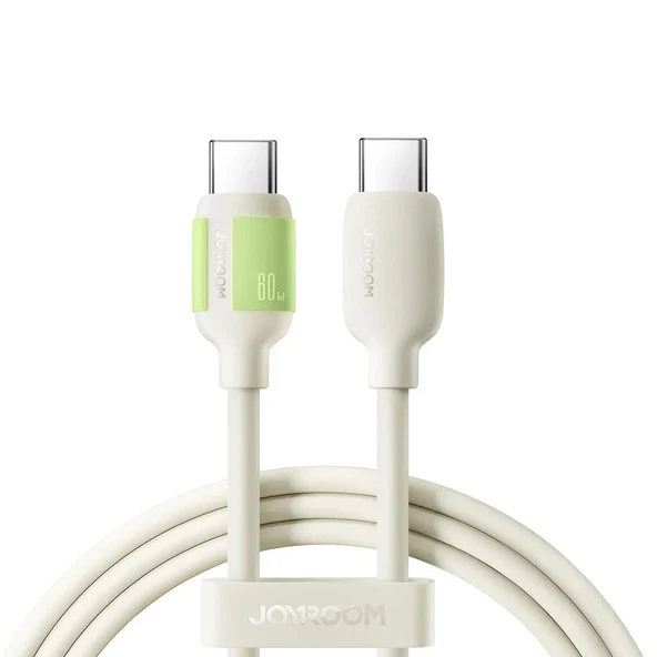 JOYROOM S-A53 60W TYPE C-TYPE C CABLE 1.2M BEJ ürün görseli 1
