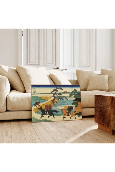 Pegziz Japon Gravür Sanatı Dekoratif Poster 60x90cm. ürün görseli 1
