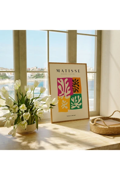 Pegziz Minimalist Sanatsal Matisse Duvar Dekor Posteri 60x90cm. ürün görseli 1