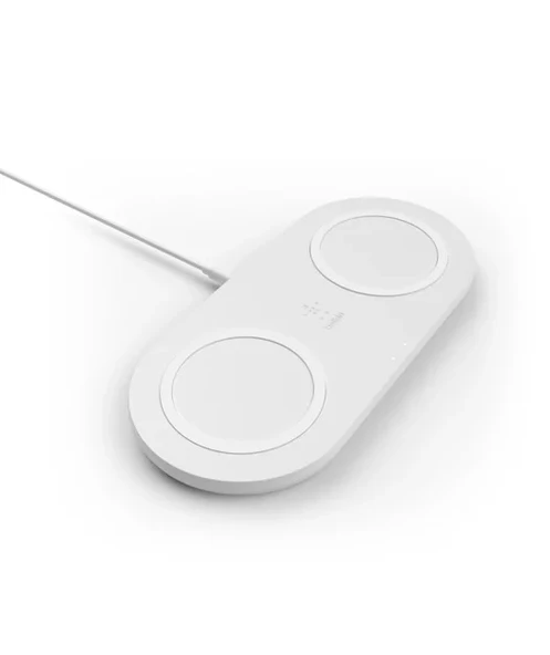 Belkin 10W İkili Hızlı Kablosuz Şarj Cihazı-Beyaz ürün görseli 1