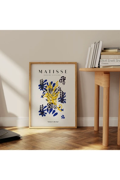 Pegziz Minimalist Sanatsal Matisse Duvar Dekor Posteri 60x90cm. ürün görseli 1