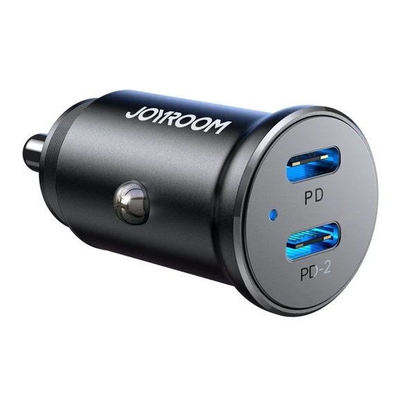 JOYROOM JR-CCN06 30W 2C MINI METAL CAR CHARGER ürün görseli 1