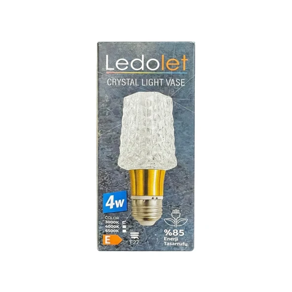 LEDOLET 4W KRİSTAL LED AMPUL ürün görseli 1