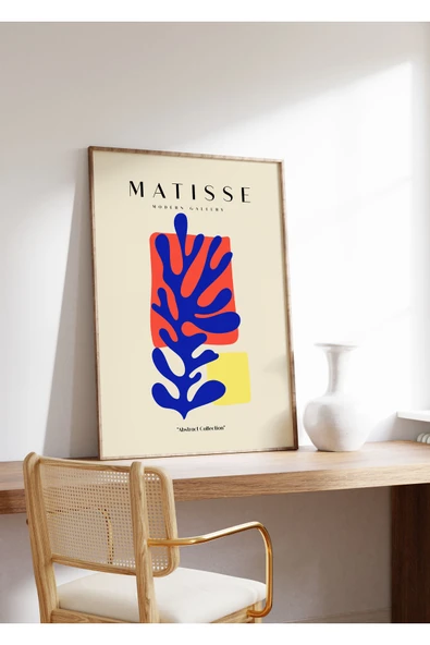 Pegziz Minimalist Sanatsal Matisse Duvar Dekor Posteri 60x90cm. ürün görseli 1