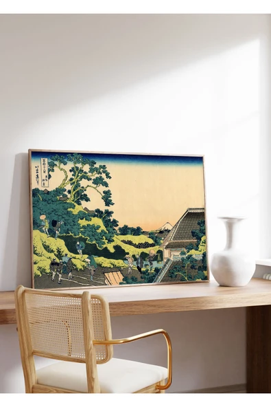 Pegziz Japon Gravür Sanatı Dekoratif Poster 60x90cm. ürün görseli 1