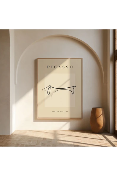Pegziz Minimalist Sanatsal Picasso Duvar Dekor Posteri 60x90cm. ürün görseli 1