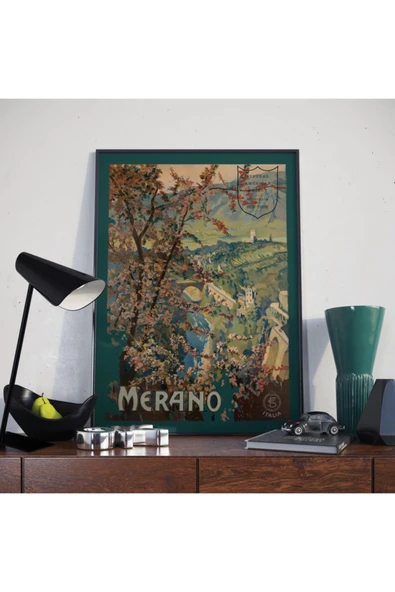 Pegziz Italya Vintage Sanatsal Poster 50x70cm. ürün görseli 1