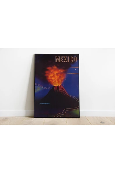 Pegziz Meksika Vintage Sanatsal Poster 40x50cm. ürün görseli 1