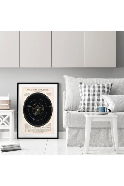 Pegziz Astronomi Ve Uzay Bilimleri Sanatsal Duvar Dekorasyon Poster 60x90cm. ürün görseli 1
