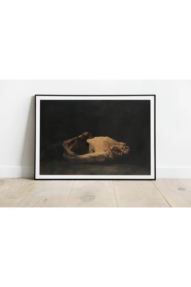 Pegziz Theodule Ribot Sanatsal Duvar Dekorasyon Poster 60x90cm. ürün görseli 1