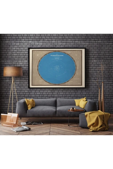 Pegziz Astronomi Ve Uzay Bilimleri Sanatsal Duvar Dekorasyon Poster 60x90cm. ürün görseli 1