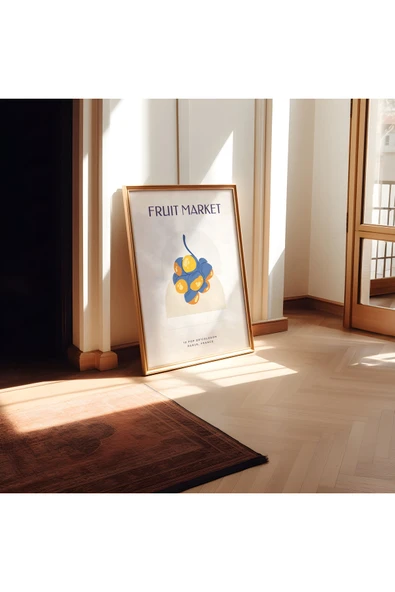 Pegziz Tropikal Meyve Sanatsal Poster 50x70 Cm ürün görseli 1