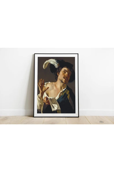Pegziz Dirck Van Baburen Sanatsal Duvar Dekorasyon Poster 60x90cm. ürün görseli 1