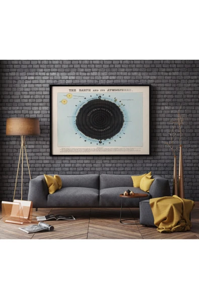Pegziz Astronomi Ve Uzay Bilimleri Sanatsal Duvar Dekorasyon Poster 60x90cm. ürün görseli 1