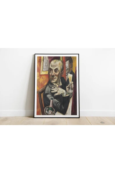 Pegziz Max Beckmann Sanatsal Duvar Dekorasyon Poster 60x90cm. ürün görseli 1