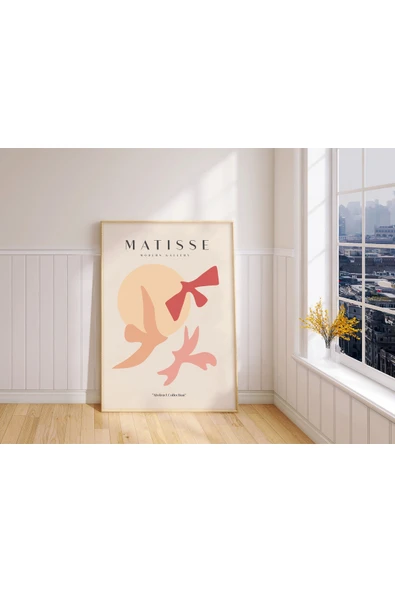 Pegziz Minimalist Sanatsal Matisse Duvar Dekor Posteri 60x90cm. ürün görseli 1