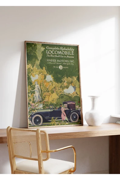 Pegziz Dekoratif Vintage Reklam Afişi Poster 50x70cm. ürün görseli 1