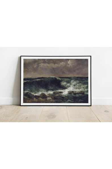 Pegziz Gustave Courbet Sanatsal Duvar Dekorasyon Poster 60x90cm. ürün görseli 1