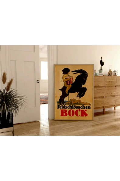 Pegziz Dekoratif Vintage Reklam Afişi Poster 60x90cm. ürün görseli 1