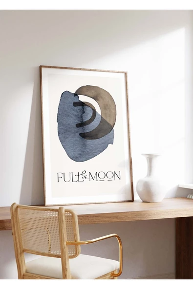 Pegziz Minimalist Sanatsal Soyut Duvar Dekor Posteri 60x90cm. ürün görseli 1