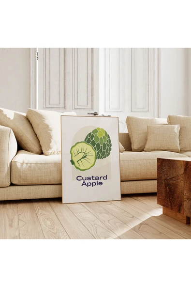 Pegziz Tropikal Şeker Elma Sanatsal Poster 50x70 Cm ürün görseli 1