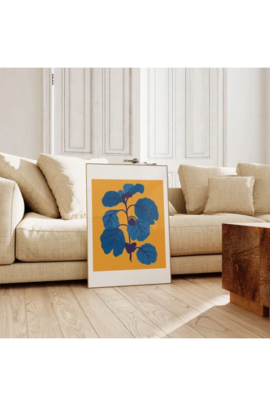Pegziz Sanatsal Çiçek Duvar Dekor Posteri 60x90cm. ürün görseli 1