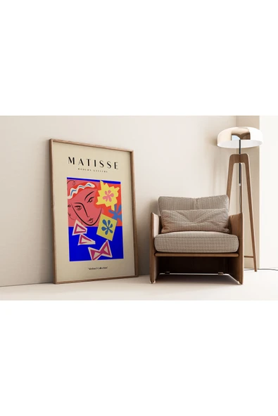 Pegziz Minimalist Sanatsal Matisse Duvar Dekor Posteri 60x90cm. ürün görseli 1