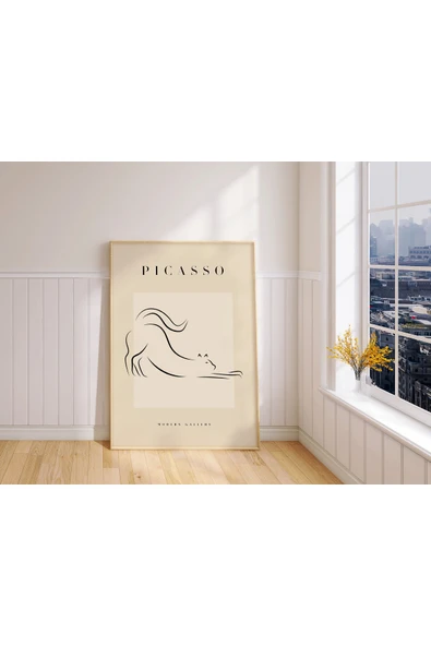 Pegziz Minimalist Sanatsal Picasso Duvar Dekor Posteri 60x90cm. ürün görseli 1