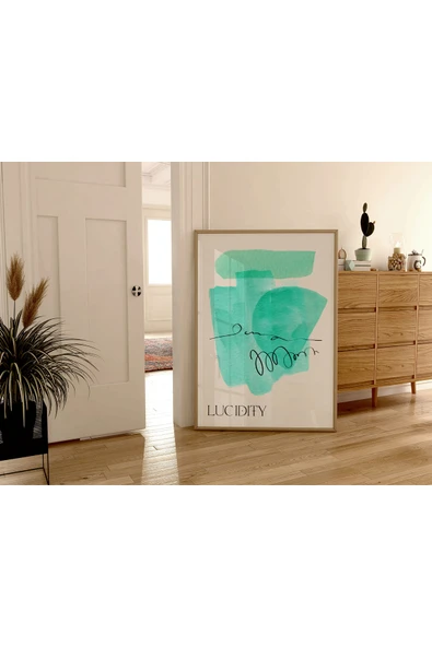 Pegziz Minimalist Sanatsal Soyut Duvar Dekor Posteri 60x90cm. ürün görseli 1