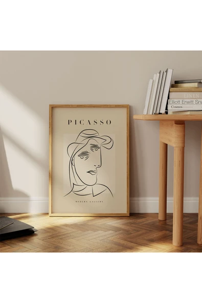Pegziz Minimalist Sanatsal Picasso Duvar Dekor Posteri 60x90cm. ürün görseli 1
