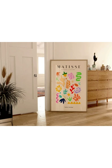 Pegziz Minimalist Sanatsal Matisse Duvar Dekor Posteri 60x90cm. ürün görseli 1