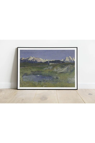 Pegziz Giovanni Segantini Sanatsal Duvar Dekorasyon Poster 60x90cm. ürün görseli 1