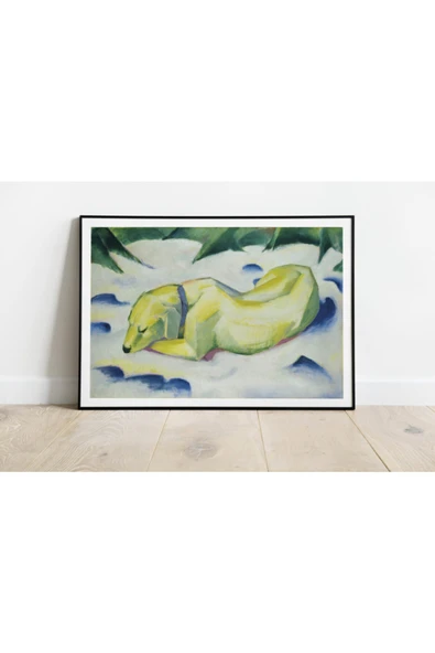 Pegziz Franz Marc Sanatsal Duvar Dekorasyon Poster 60x90cm. ürün görseli 1