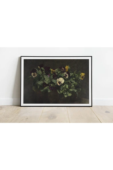 Pegziz Henri Fantin Sanatsal Duvar Dekorasyon Poster 60x90cm. ürün görseli 1