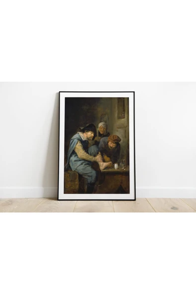 Pegziz Andriaen Brouwer Sanatsal Duvar Dekorasyon Poster 60x90cm. ürün görseli 1