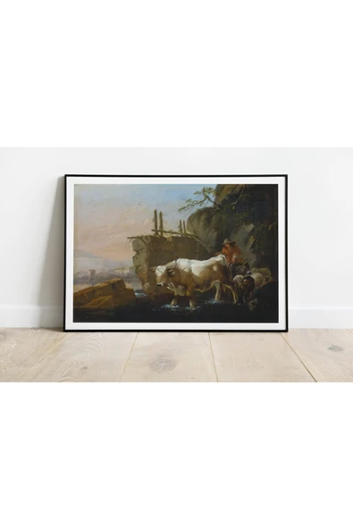Pegziz Johann Heinrich Sanatsal Duvar Dekorasyon Poster 60x90cm. ürün görseli 1