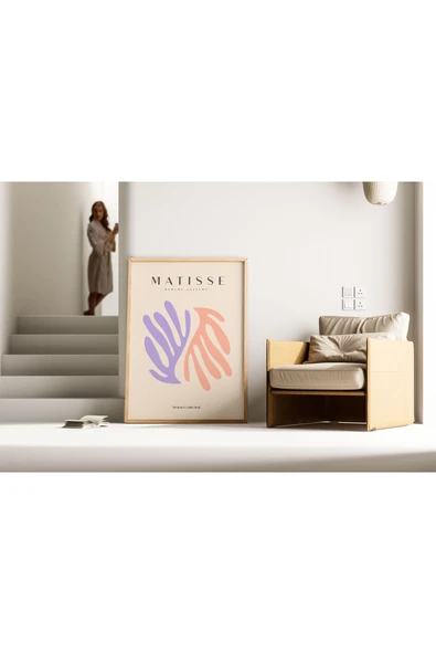 Pegziz Minimalist Sanatsal Matisse Duvar Dekor Posteri 60x90cm. ürün görseli 1