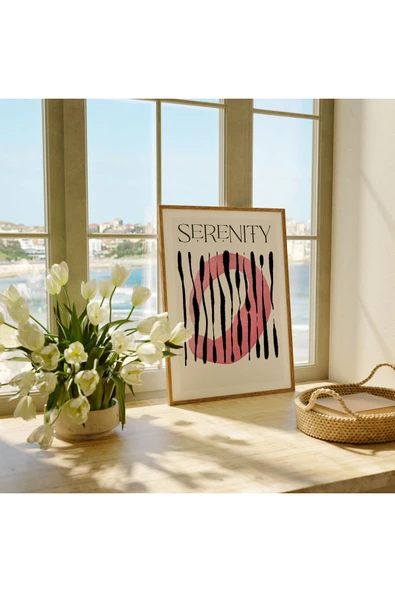 Pegziz Minimalist Sanatsal Soyut Duvar Dekor Posteri 60x90cm. ürün görseli 1