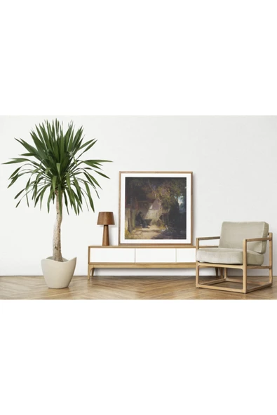 Pegziz Carl Spitzweg Sanatsal Duvar Dekorasyon Poster 60x90cm. ürün görseli 1