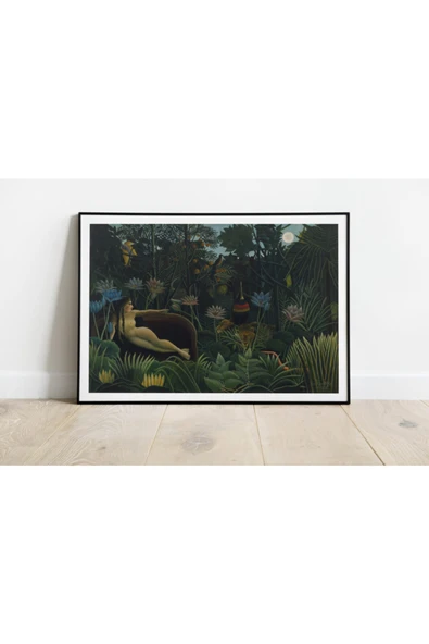 Pegziz Henri Rousseau Sanatsal Duvar Dekorasyon Poster 60x90cm. ürün görseli 1