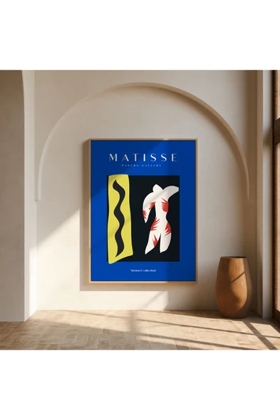Pegziz Minimalist Sanatsal Matisse Duvar Dekor Posteri 60x90cm. ürün görseli 1