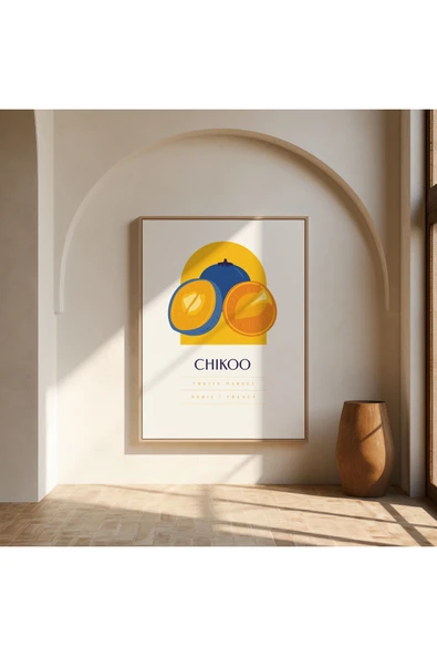 Pegziz Tropikal Meyve Sanatsal Poster 50x70 Cm ürün görseli 1