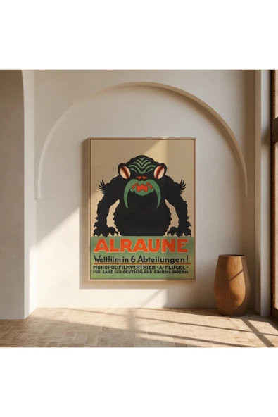 Pegziz Eski Sinema Filmi Reklam Afişi Dekoratif Sanatsal Poster 50x70cm. ürün görseli 1