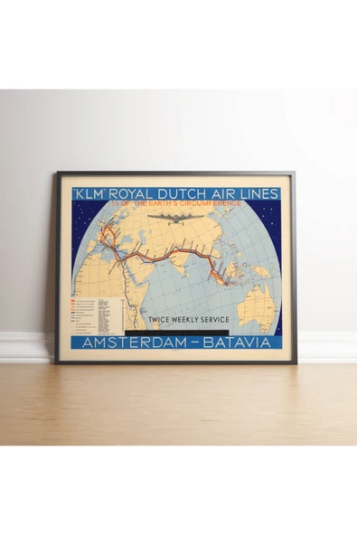 Pegziz Hollanda Vintage Sanatsal Poster 60x90cm. ürün görseli 1